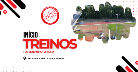 INÍCIO DOS TREINOS E ATIVIDADES - ÉPOCA 2025/2026