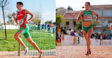 Atletas do Juventude Vidigalense em ação nos Campeonatos Europeus de Corta-Mato